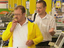 Випуск 8. Частина 2. Євген Нікішин освоює професію касира! «Зірки під гіпнозом»